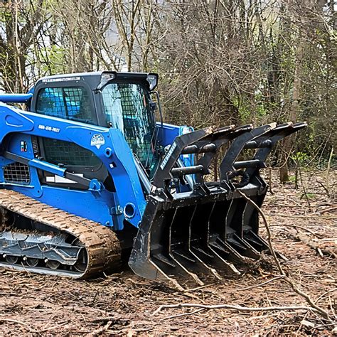 best grapple rake for skid steer|blue diamond severe duty grapple.